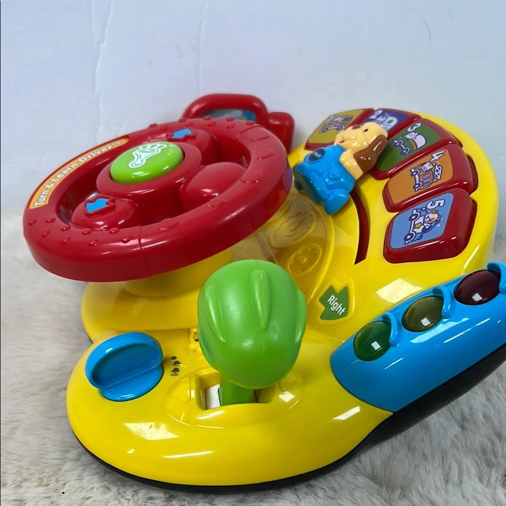 Interactive Red‎ and Yellow Learning Dashboard Toy